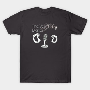 VamPetey Podcast Fangs and Mic 3 T-Shirt